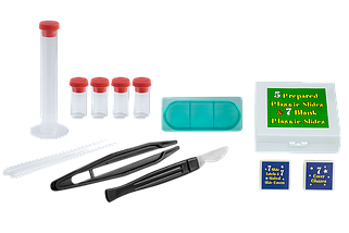 Біологічний zoom-мікроскоп Konus Konuscience-2 | Дитячий комплект для мікроскопії з набором для дослідів в кейсі, фото 4