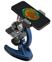 Біологічний zoom-мікроскоп Konus Konuscience-2 | Дитячий комплект для мікроскопії з набором для дослідів в кейсі, фото 2