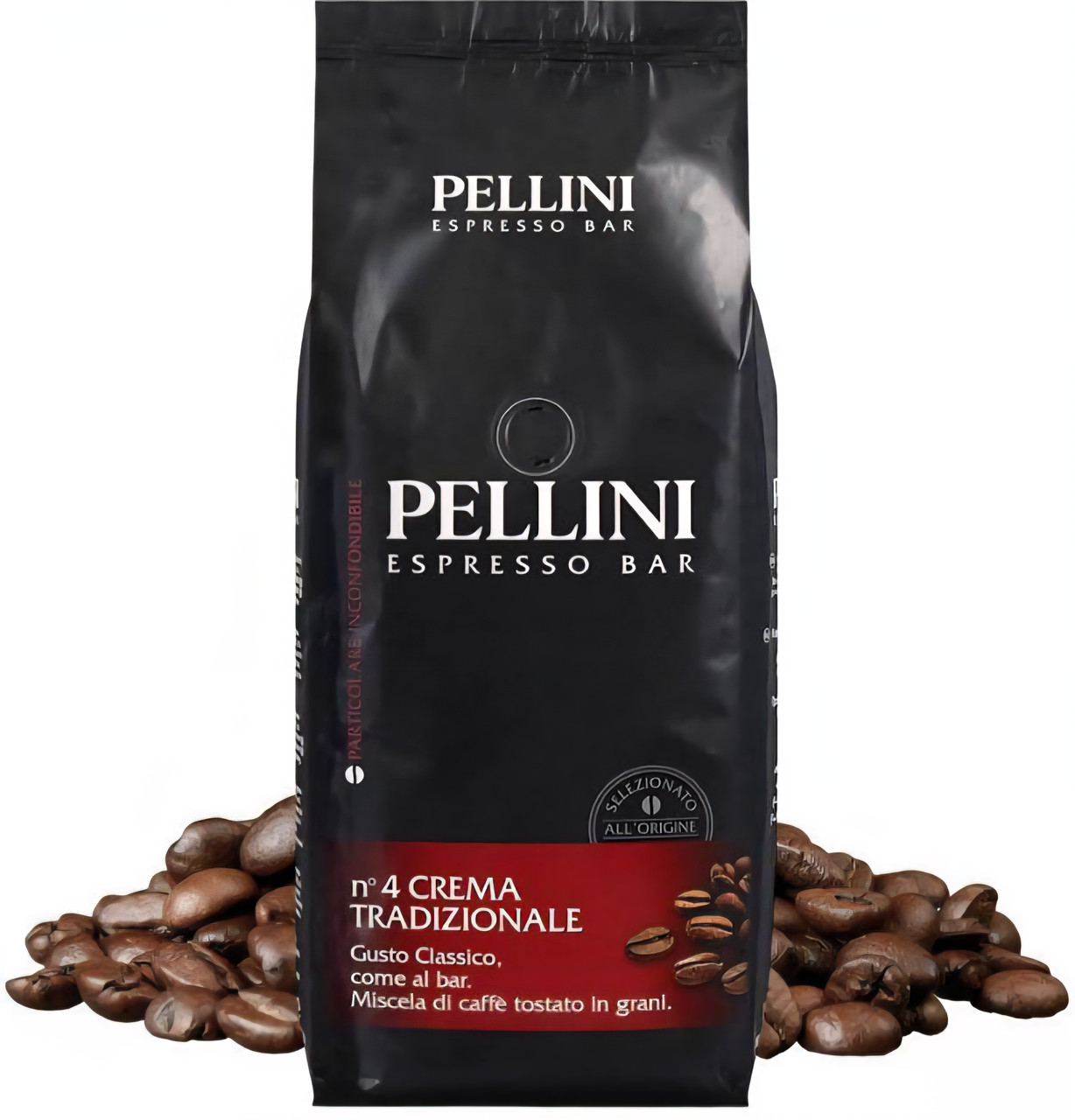 ОРИГІНАЛ! Кава в зернах Pellini #4 Crema Tradizionale 1000г Італія