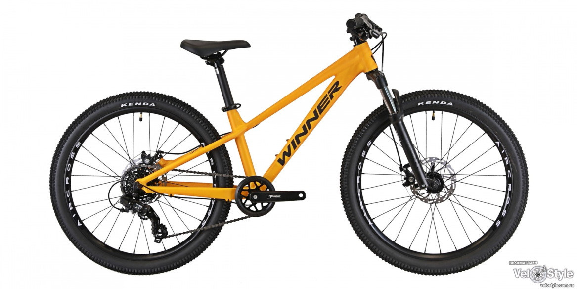 Велосипед Winner BULLET жовтий матовий, колеса 24", рама 12" | 2025, фото 1