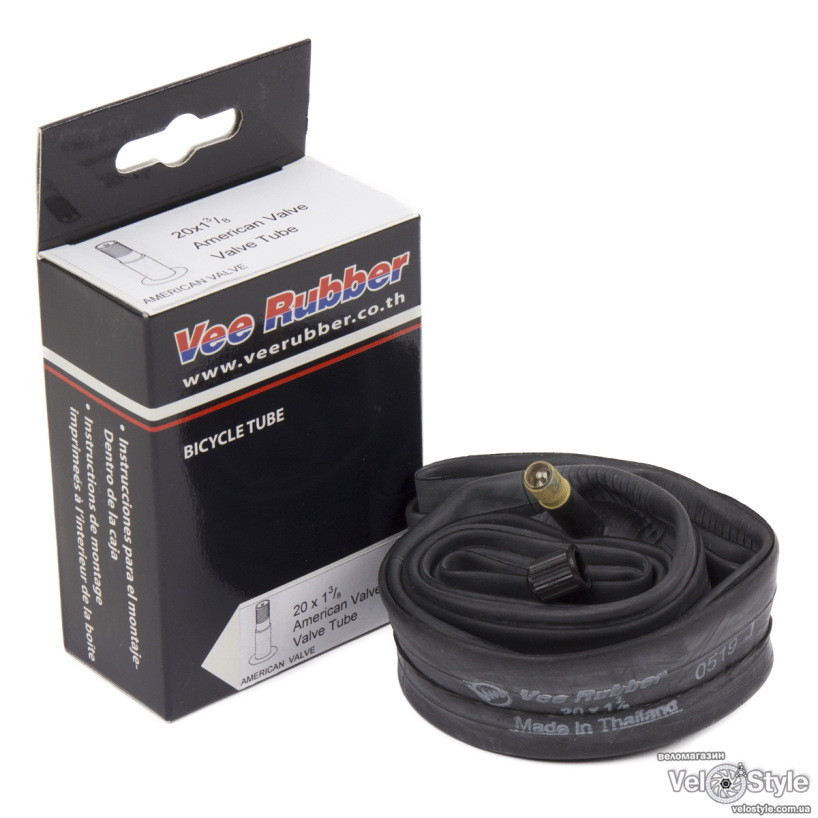 Камера Vee Rubber 20x1 3/8 (32/37-451) AV під автомобільний насос, фото 1