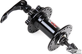 Втулка дискова передня Novatec D341GСС, чорна (36H)