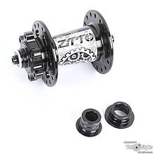 Втулка дискова передня ZTTO DR290 32 отв. 9x100 мм/15x100 мм, промпідш. чорна