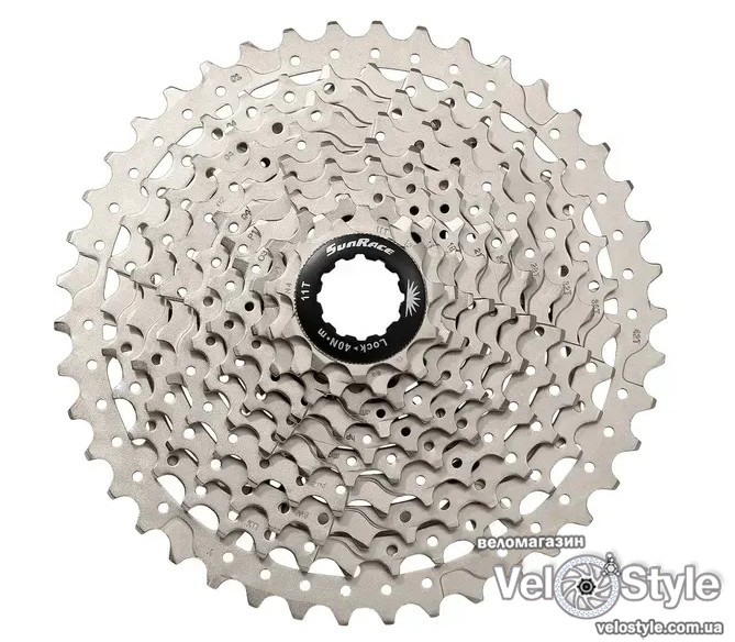 Касета зірочок SunRace MS2 10 швидкостей ,зірки 11-42,Metallic Silver, фото 1