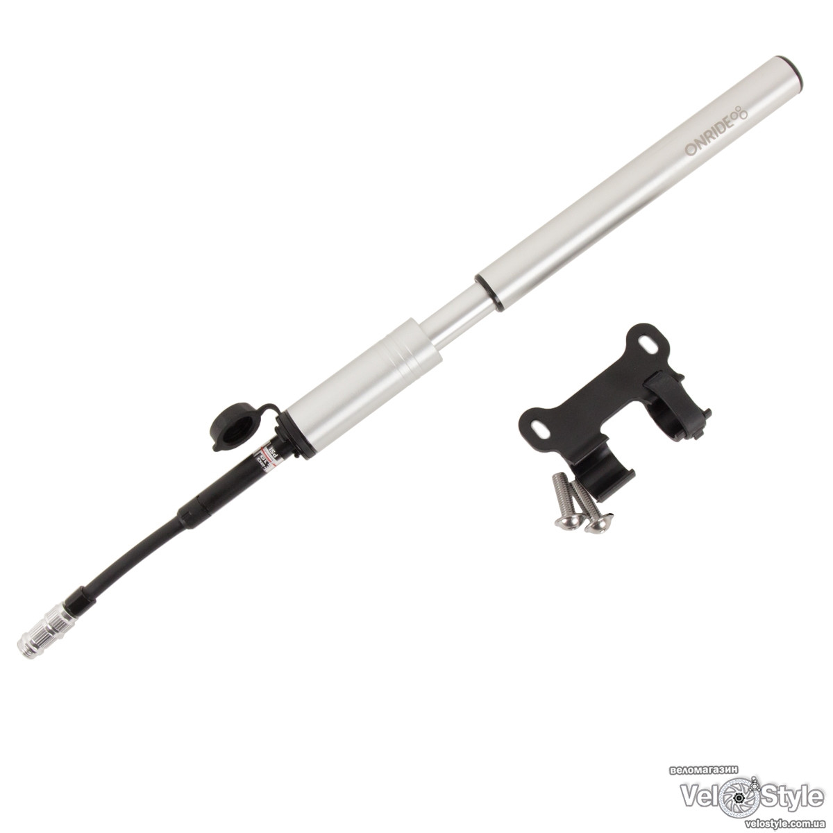Насос OnRide Slate 20 зі шлангом та манометром алюмінієвий 69311100042, фото 1