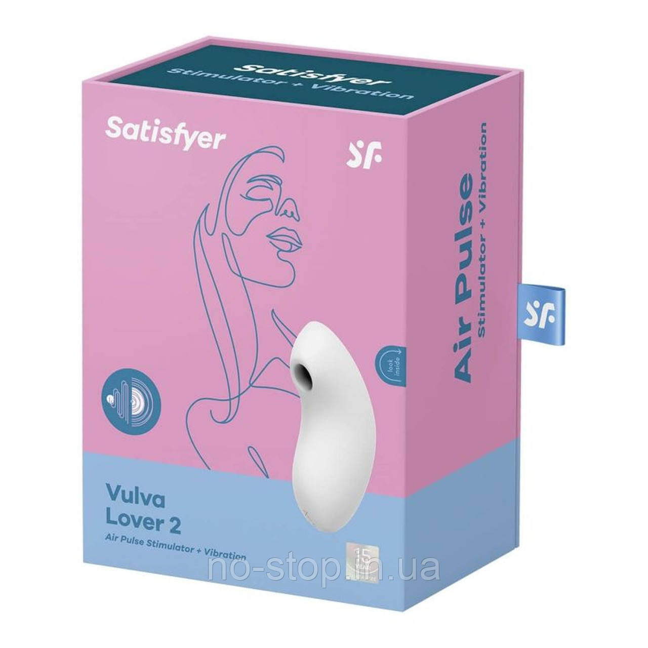 Вакуумний вібратор Vulva Lover  2 white, фото 1