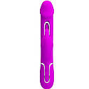 Вібратор PRETTY LOVE  Kampas Rabbit 3 in 1,7 vibration functions 4 licking settings, фото 7