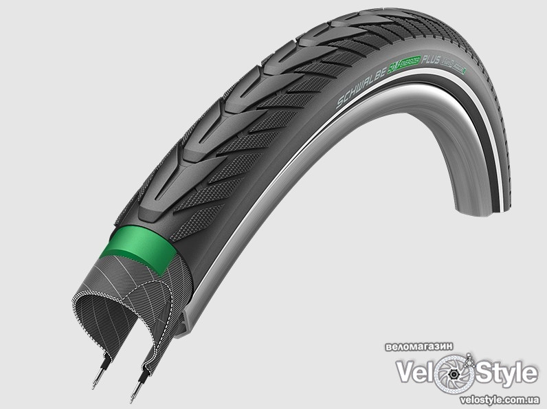 Покришка Schwalbe Energizer Plus 28x2.00 | (50-622) | Addix E | GreenGuard | 11101371