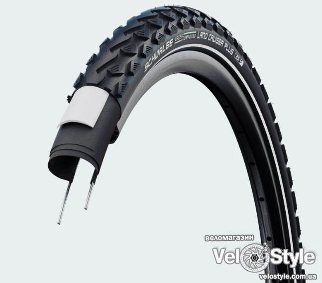 Land Cruiser Plus 27.5x2.00 (50-584) | PunctureGuard | Green Compound | 11101039.01, фото 1