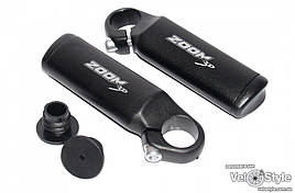 Рожки ZOOM MT-90 чорні, прямі, алюм.