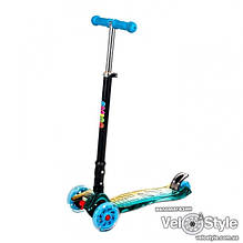 Самокат дитячий Explore Morris Neo (3-ох колісний) блакитний
