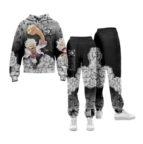 Костюм спортивний худі та штани з 3D принтом Dark One Piece 29024 XS код ID 5054110