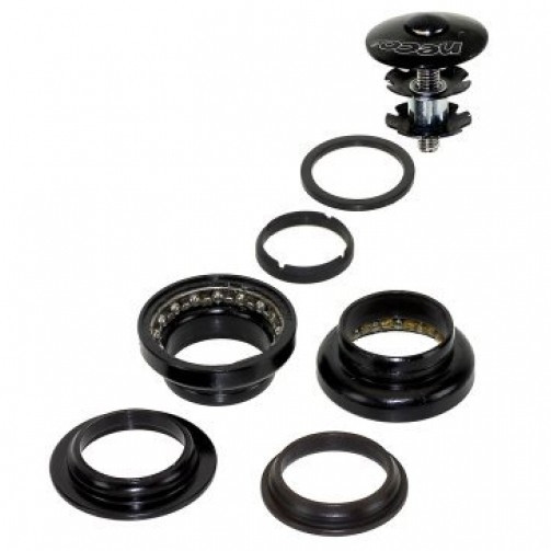 Рульова колонка Neko H852/2861 ВК 1-1/8" безрізьбова , чорний, сталь, EC34/28.6 I EC34/30, фото 1