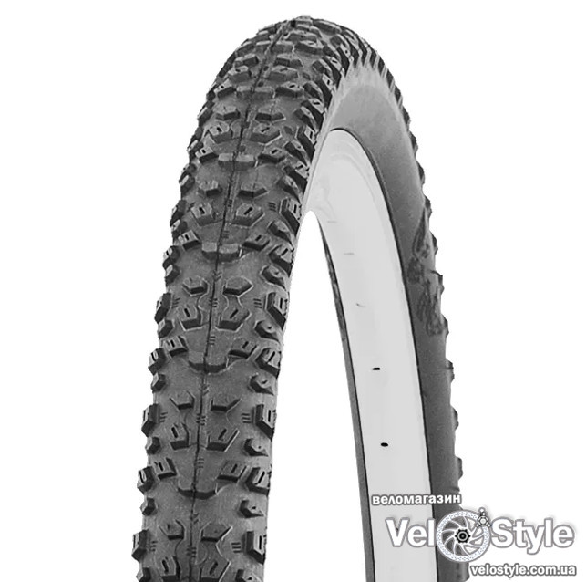 Покришка велосипедна HAKUBA 26x2.35 W2009 BLK