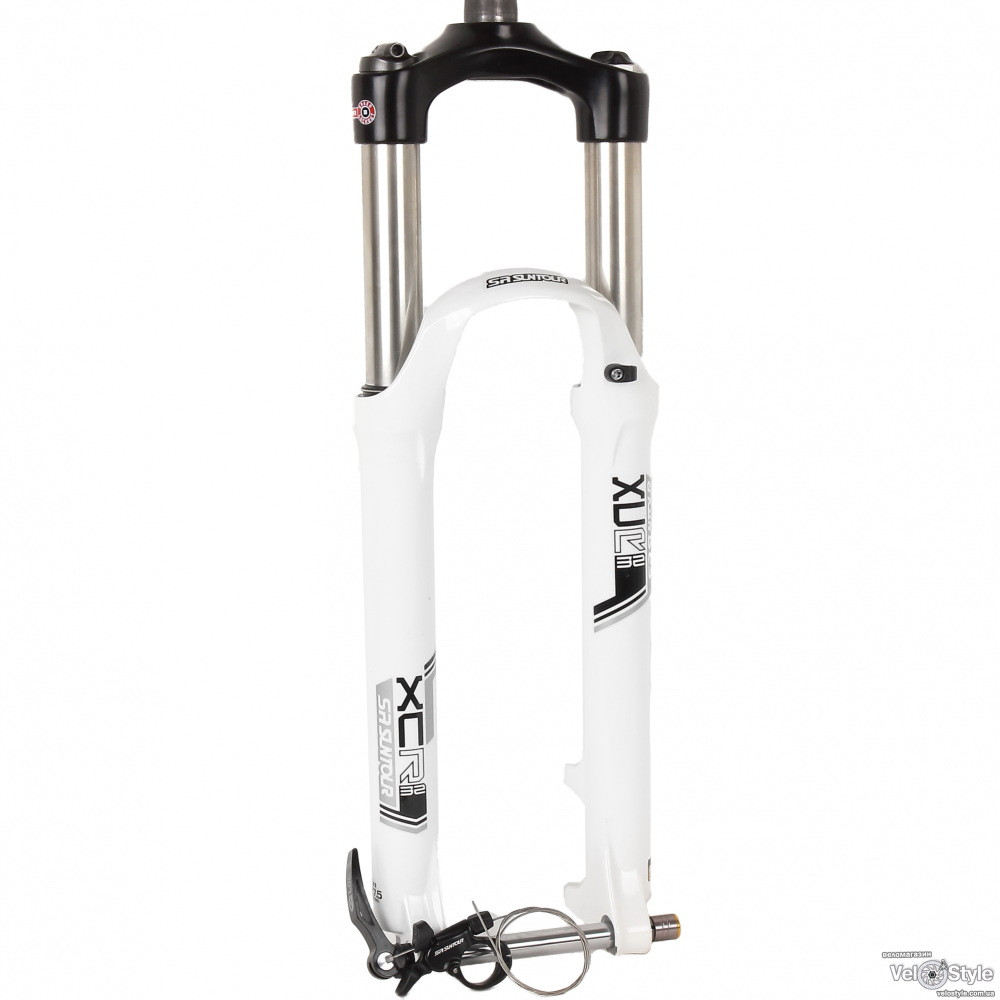 Вилка Suntour SF15 XCR AIR DS RL R 15QLC32 27.5" 120мм білий, фото 1