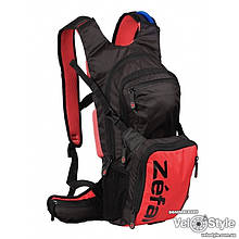 Велорюкзак Zefal Z Hydro Enduro 11L (7165) з гідратором 3L чорно-червоний