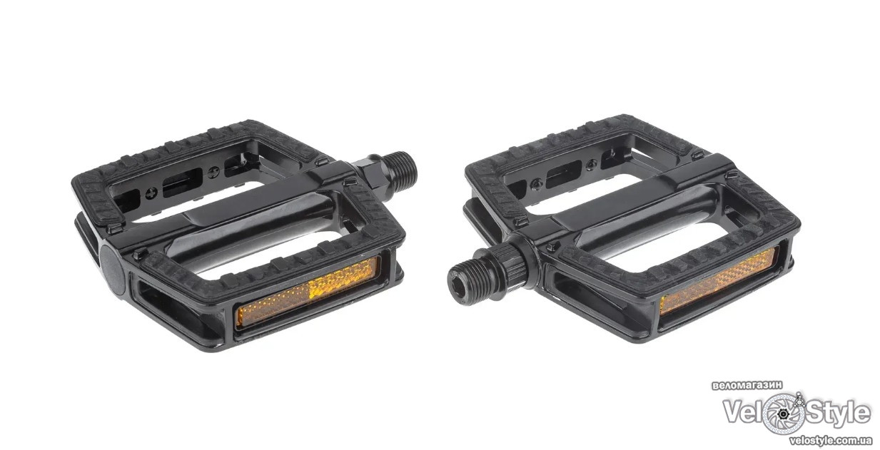 Педалі ONRIDE Ride 40, алюміній (106x95) втулка, чорний, фото 1