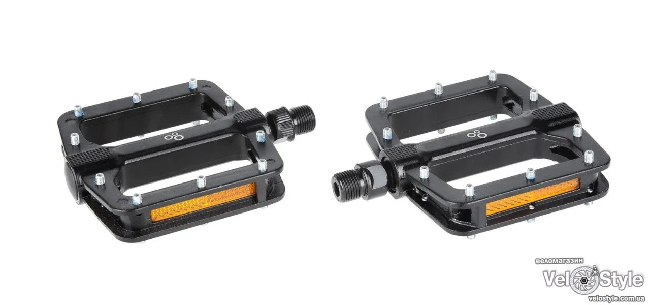 Педалі ONRIDE Angry 20, алюміній (110x102) кульки, чорний (polybag), фото 1