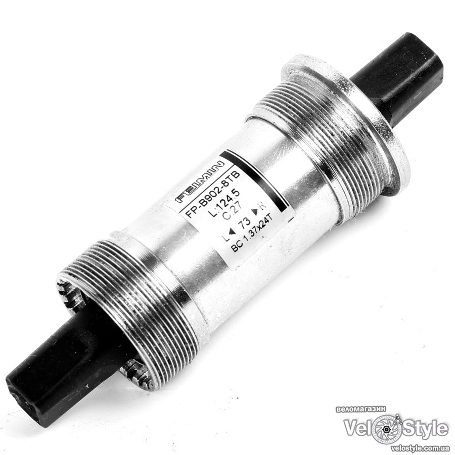 Каретка Felmin BSA-B.B. квадрат, 1.37"х24T, R/L, 73х124.5мм, без болтів, фото 1