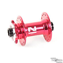 Втулка дискова передня Novatec D041SB вісь 15мм 32H червоний