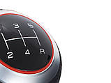 Audi A4 B6 00-04 S-LINE BLACK + SILVER 5 SPEED ручка перемикання передач (R внизу), фото 8