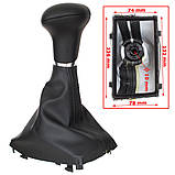 Audi A6 C6 06-11 Ручка КПП ЧОРНА + СРІБЛО + багажник з рамою АВТОМАТИК, фото 2