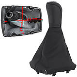 Audi Q5 8R 08-16 ЧОРНИЙ 6 ШВИДКІВ ручка КПП + ЧОРНІ ГЕТЕРИ, фото 2