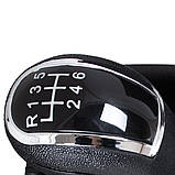 Audi Q5 8R 08-16 ЧОРНИЙ 6 ШВИДКІВ ручка КПП + ЧОРНІ ГЕТЕРИ, фото 3