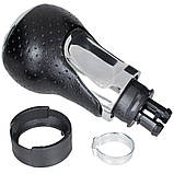 Audi A6 C6 04-08 ручка КПП ЧОРНА + ХРОМ 6 СК., фото 2