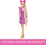 Лялька Барбі з платтям Стильні зачіски Barbie Fun&Fancy Extra-Long Hair, фото 5
