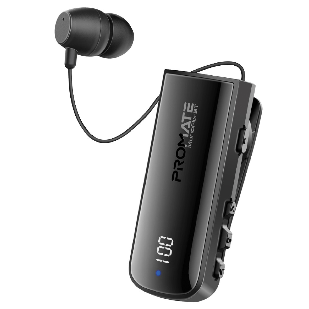 Bluetooth-гарнітура Promate Monoflix-bt Black, фото 1