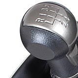 Seat Altea 2004- ЧОРНО-БЕЖЕВА ручка КПП + гетра з ХРОМОВОЮ рамкою 5 ШВИДКІСТЕЙ, фото 3