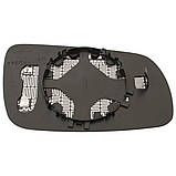 Audi A6 C5 94-99 дзеркало вкладиш З ПІДІГРІВОМ СИНИЙ лівий, фото 2