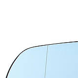 Audi A6 C5 94-99 дзеркало вкладиш З ПІДІГРІВОМ СИНИЙ лівий, фото 3