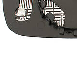 Audi A6 C5 94-99 дзеркало вкладиш З ПІДІГРІВОМ СИНИЙ лівий, фото 9