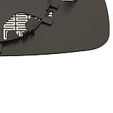 Audi A6 C5 94-99 дзеркало вкладиш З ПІДІГРІВОМ СИНИЙ лівий, фото 10