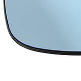 Audi A4 B5 94-99 Вкладиш дзеркала МАЛЕНЬКЕ З ПІДІГРІВОМ СИНЄ праве, фото 8