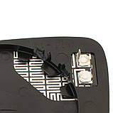 Audi A4 B5 94-99 Вкладиш дзеркала МАЛЕНЬКЕ З ПІДІГРІВОМ СИНЄ праве, фото 5