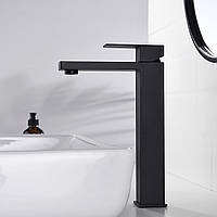 Decaura - Змішувач для раковини / ванної кімнати, квадратний, високий 30см