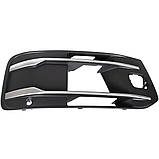 Audi Q7 4M 15-19 решітка в передній бампер BLACK + SILVER права, фото 5