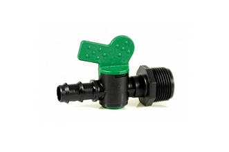 Кран 16х3/4" ЗР, Irritec для крапельної трубки