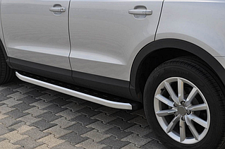 Бічні пороги площадки на Citroen C-Crosser 2007-2013 Підніжки Сітроен С-Кроссер Fullmond