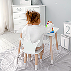 Дитячий столик і стільчик корона білий. Столик із шухлядою для олівців і розмальовок 66928, фото 10