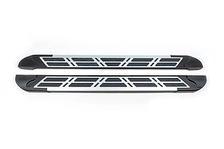 Бічні пороги площадки на MG HS 2018+ Підніжки МГ ХС Sunrise