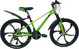 Підлітковий магнієвий 24 Magik Titan литі диски гірський велосипед, фото 2