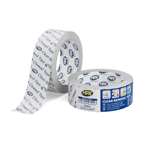 Стрічка HPX пакувальна "Чисте зняття" 38 мм х 33м біла