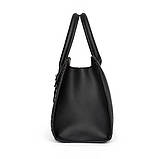 Жіноча сумка 858 крос-боді чорна, фото 4