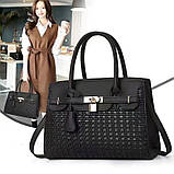Жіноча сумка 858 крос-боді чорна, фото 2