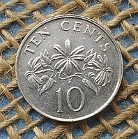 10 центiв 1990 року. Сiнгапур