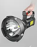 Універсальний LED ліхтар-прожектор COB з ручкою — потужне світло для дому, кемпінгу, авто, фото 4